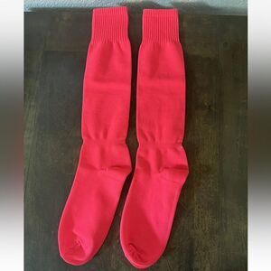 New No Tag Long Socks  Knee High Women  Stockings Thigh Hot Pink
